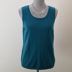 Ann Taylor Teal Tank